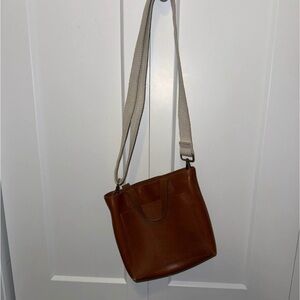 Madewell Brown Leather Crossbody Bag
